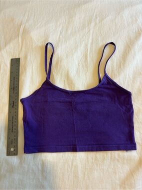 TNA Violet Spaghetti Strap Crop Tank